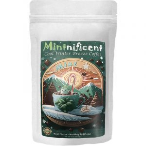 Mintnificent All Natural Mint Coffee, Dark Roast Ground. 11 OZ